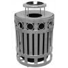 32 Gallon Ring Receptacle with Ash Bonnet Lid 32 Gallon Ring Receptacle with Ash Bonnet Lid